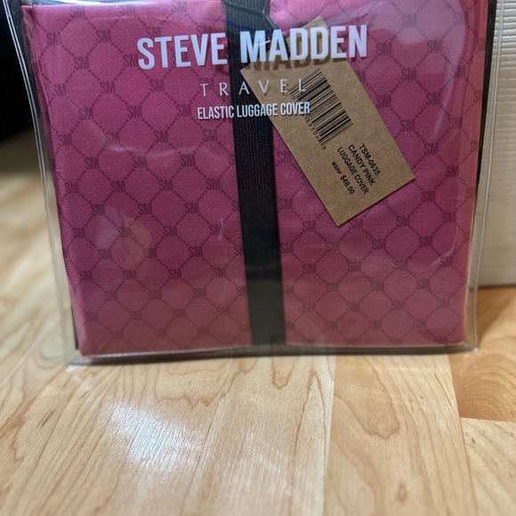 NWT Steve Madden Candy Cane elastic Luggage Cover - Picture 4 of 4